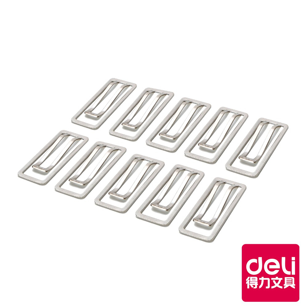得力Deli NU SIGN 迴紋針-10支 (NS106) 回紋針 回型針 迴型針 大迴紋針 大回紋針 | 蝦皮購物