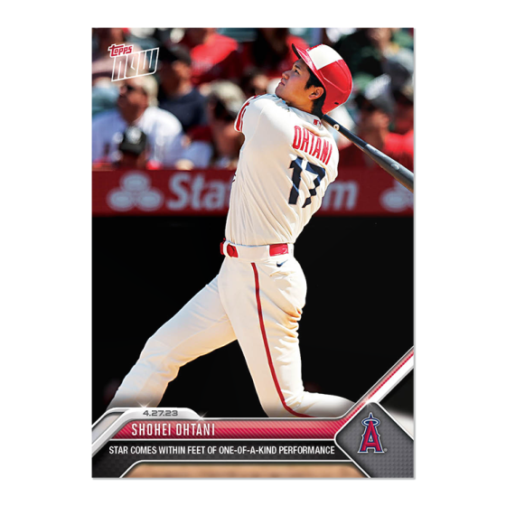 大谷翔平球員卡2023 MLB TOPPS NOW Card 194 先發投手+準完全打擊 