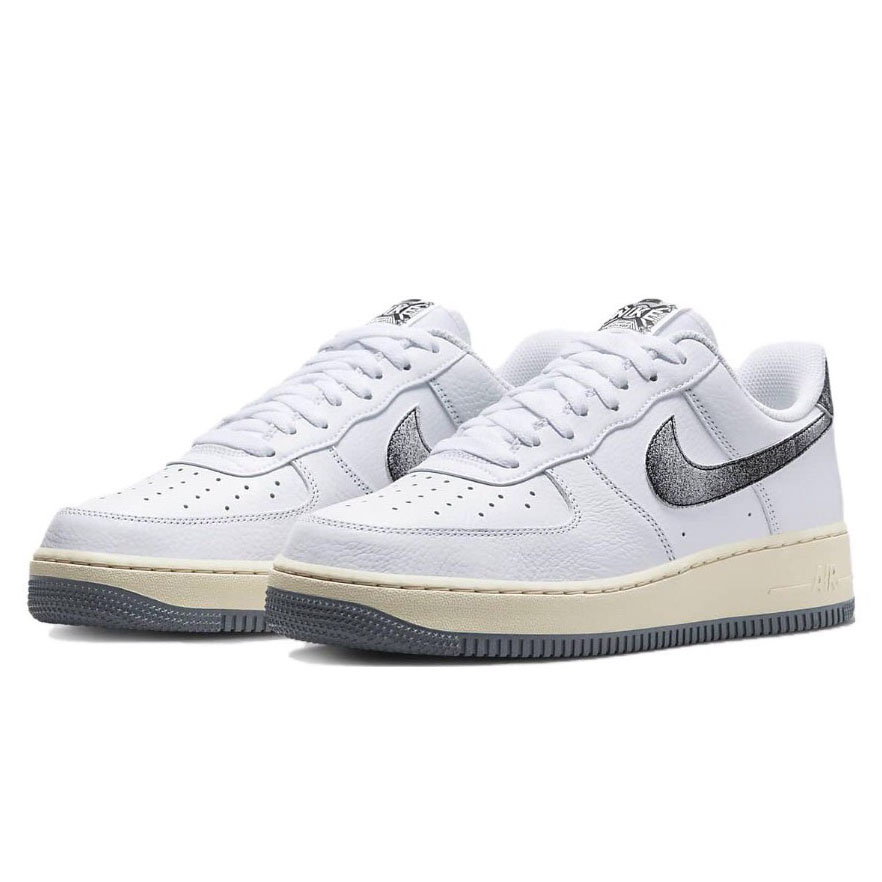 歐鉉]NIKE AIR FORCE 1 07 LX 白灰泛黃古著做舊底AF1 休閒鞋男女DV7183