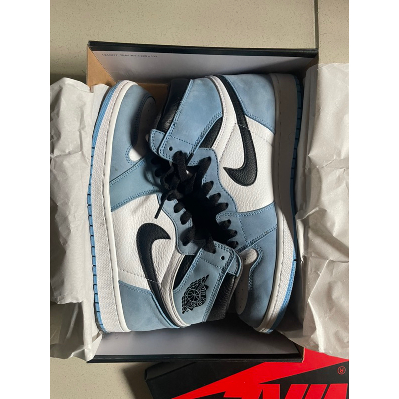 Air Jordan 1代高筒大學藍北卡藍27.5cm | 蝦皮購物