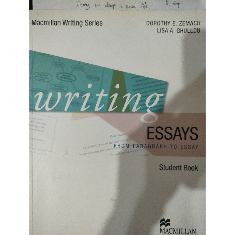 writing essays from paragraph to essay macmillan