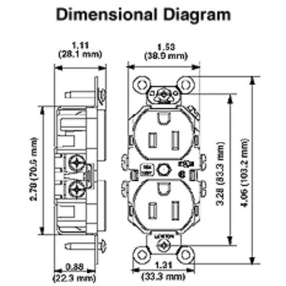 100%美國進口 LEVITON 5362 超重載工業級 DUPLEX 125V 20A 插座蓋板 | 蝦皮購物