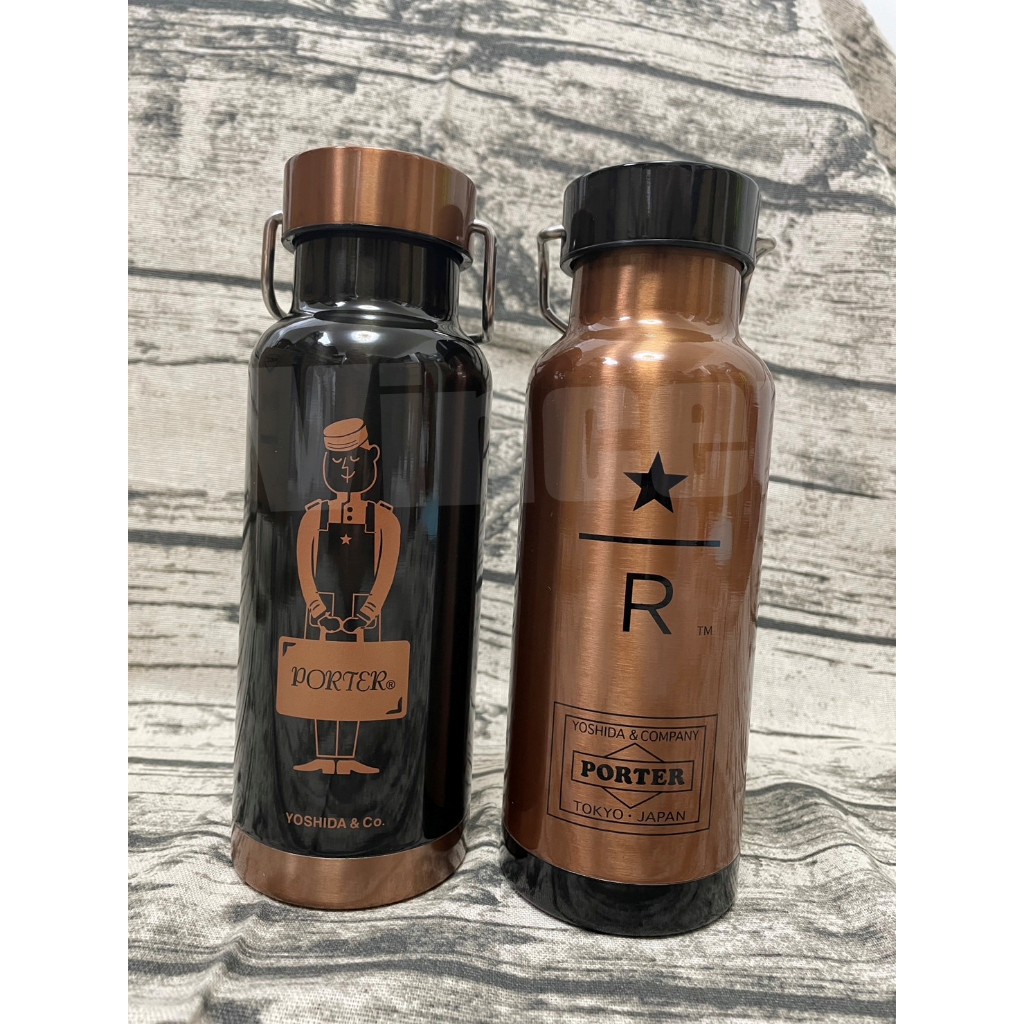 スタバ＆PORTER　コラボボトル スターバックス「PORTER（ポーター）」コラボのバッグ/ボトルを