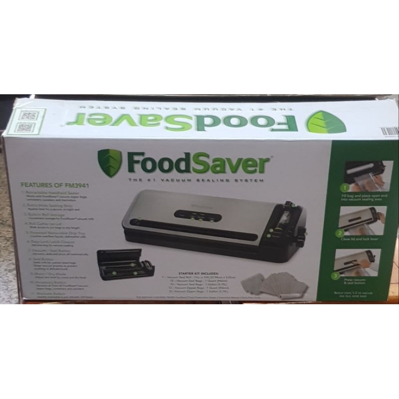 美國FoodSaver 真空保鮮機fm3941 增真空卷五入 蝦皮購物