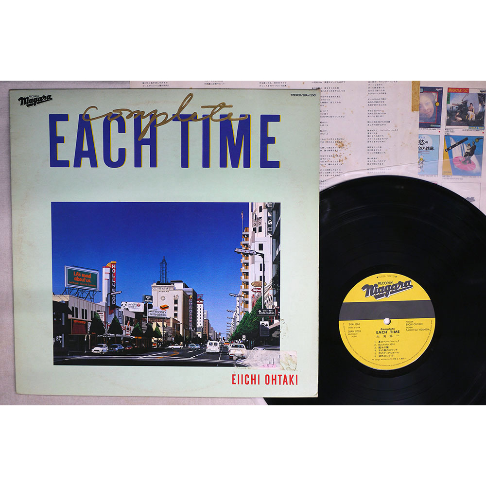 大瀧詠一 Eiichi Ohtaki ‎– Each Time (黑膠唱片專輯 CITY POP LP)