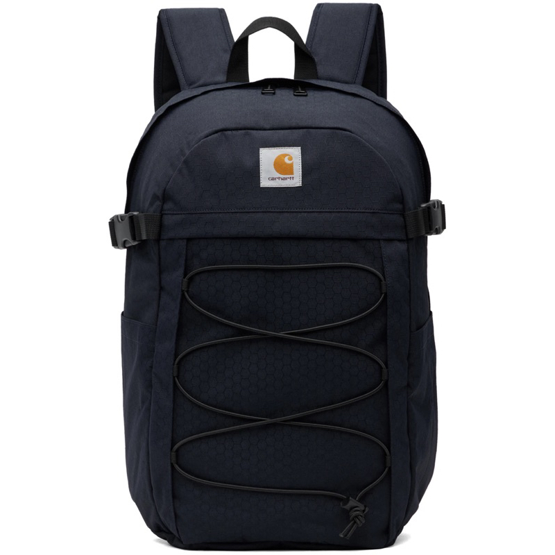 歐線 Carhartt WIP Navy Leon Backpack 後背包 登山包 防潑水 | 蝦皮購物