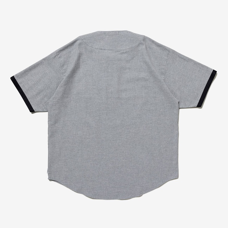 全新現貨灰色L號23SS WTAPS LEAGUE / SS / COTTON. TWILL. WTVUA 棒球 