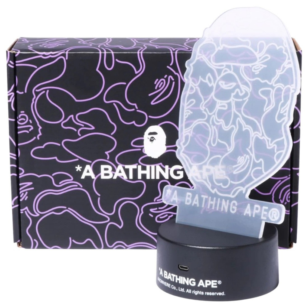 A BATHING APE® APE HEAD LED STAND #夜燈 #led燈 #檯燈 #非雜誌便宜款 | 蝦皮購物