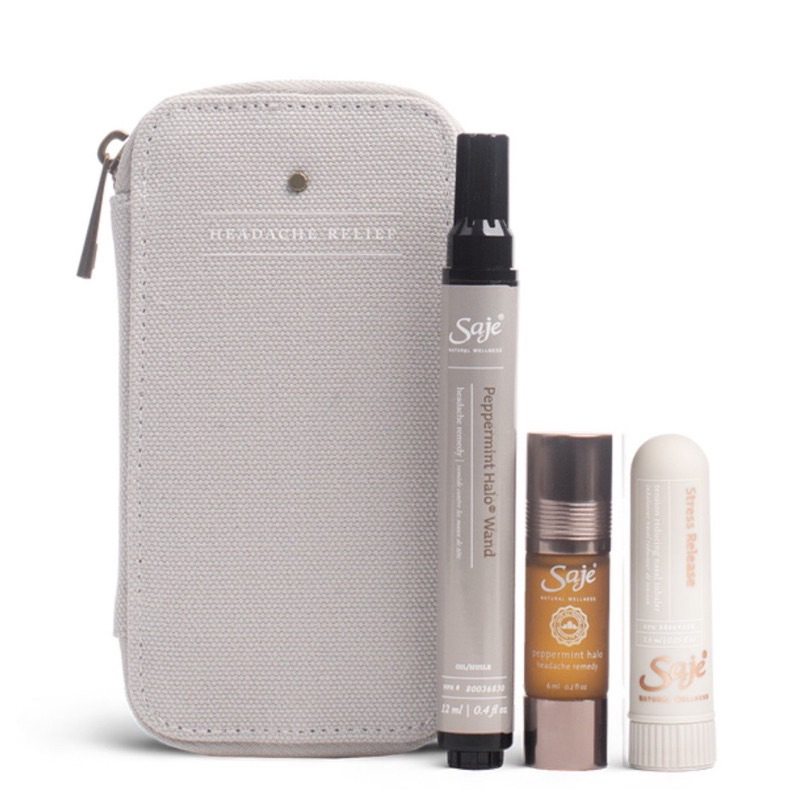 加拿大 Saje品牌天然精油/Headache Relief舒緩頭痛三合一套組 蝦皮購物