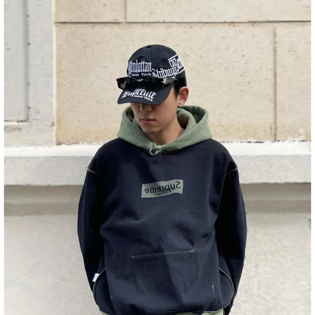 AirRoom 【現貨】2023SS Supreme inside out box logo hooded 帽T 雙面