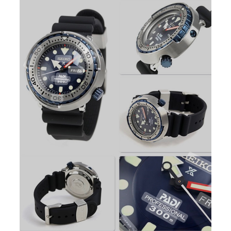SEIKO 精工X PADI 鮪魚罐頭日本限定版~ SBBN039 | 蝦皮購物