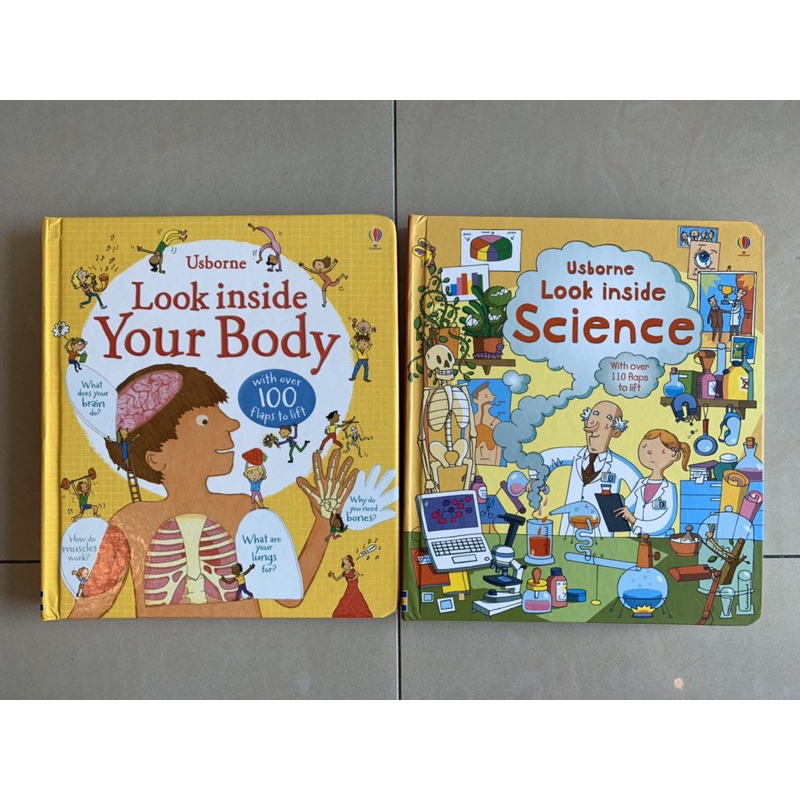 Look inside Your Body & Look inside Science 英文翻翻書 | 蝦皮購物