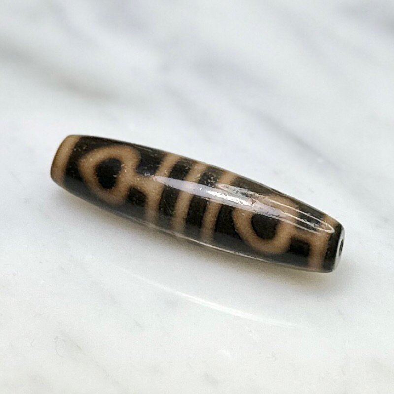 菩提天珠 西藏回流真品老天珠菩提四眼智慧平安咖皮菩提四眼老天珠地門菩提地門四
