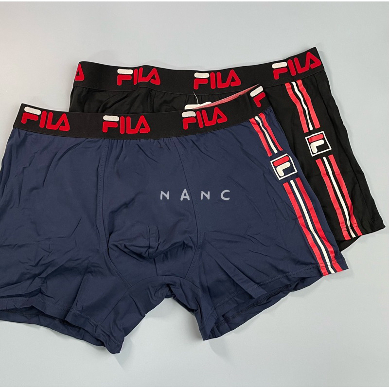 FILA 天絲 棉 抗菌 運動 平口褲 內褲 男 涼感 吸排 男生 四角 透氣 吸汗 吸濕排汗 銀離子 串標 楠希 | 蝦皮購物