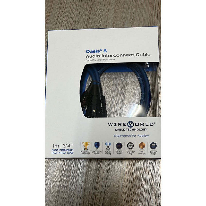 WireWorld Oasis 8 訊號線(分XLR平衡與RCA版本) | 蝦皮購物