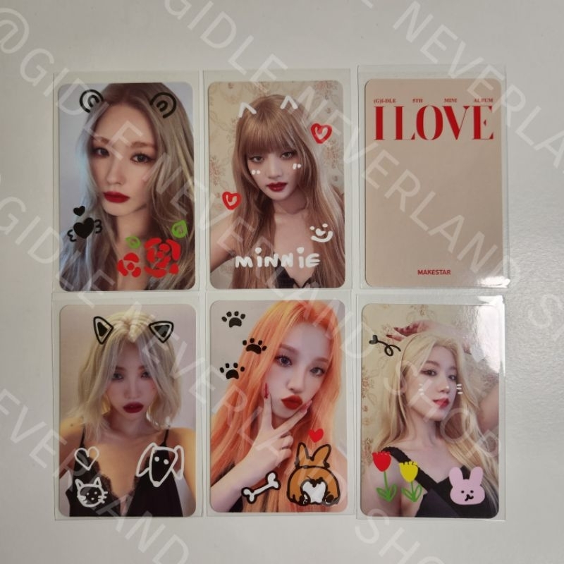 ❤️(G)I-DLE I LOVE MS2.0 特典小卡通路小卡簽售小卡薇娟米妮小娟雨琦