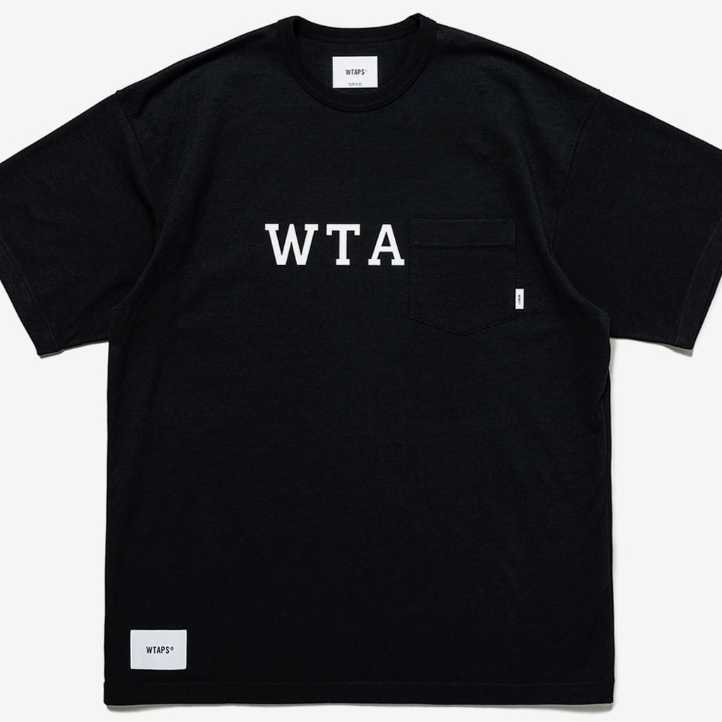 wtaps college logo ss tシャツ - トップス