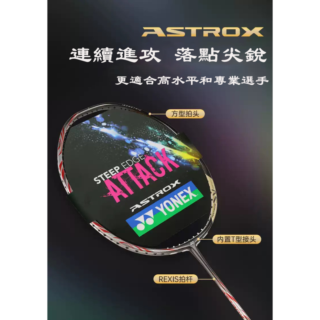 YONEX ASTRO 禮盒黑色/紅色(AX-SV) YY男神拍硬彈中桿YY血紅拍 YONEX ASTRO 禮盒黑色/紅色(AX-SV) YY男神拍硬彈中桿YY血紅拍