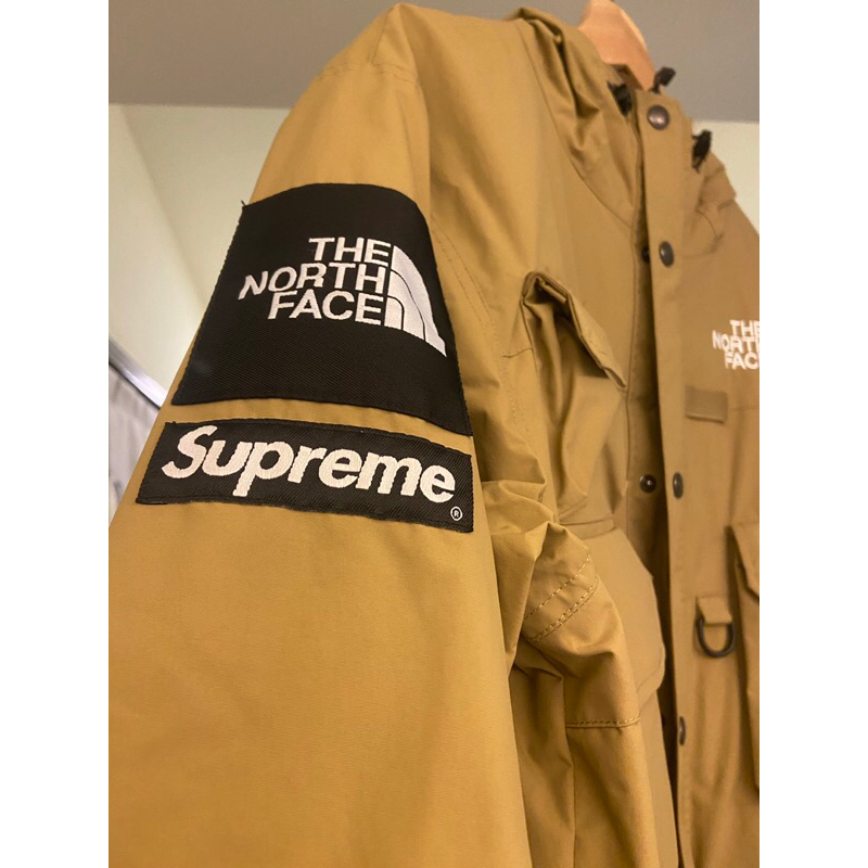 supreme the north face聯名風衣卡其多功能風衣Cargo jacket | 蝦皮購物