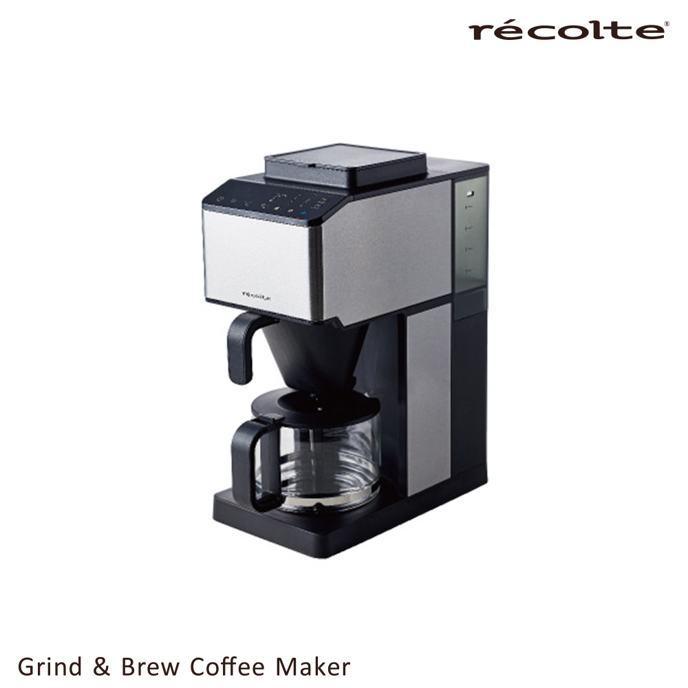 recolte Japan Likert Grind&Brew cone-shaped automatic grinding