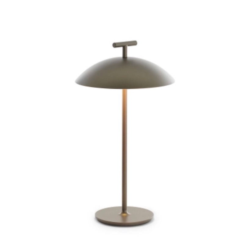 Kartell Table lamp Mini Geen-A steel red with dimmer battery | Buy on