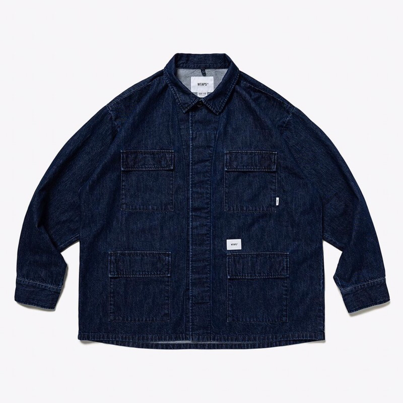 23SS WTAPS JMOD / LS / COTTON. DENIM. PASTHG 全新正品| 蝦皮購物