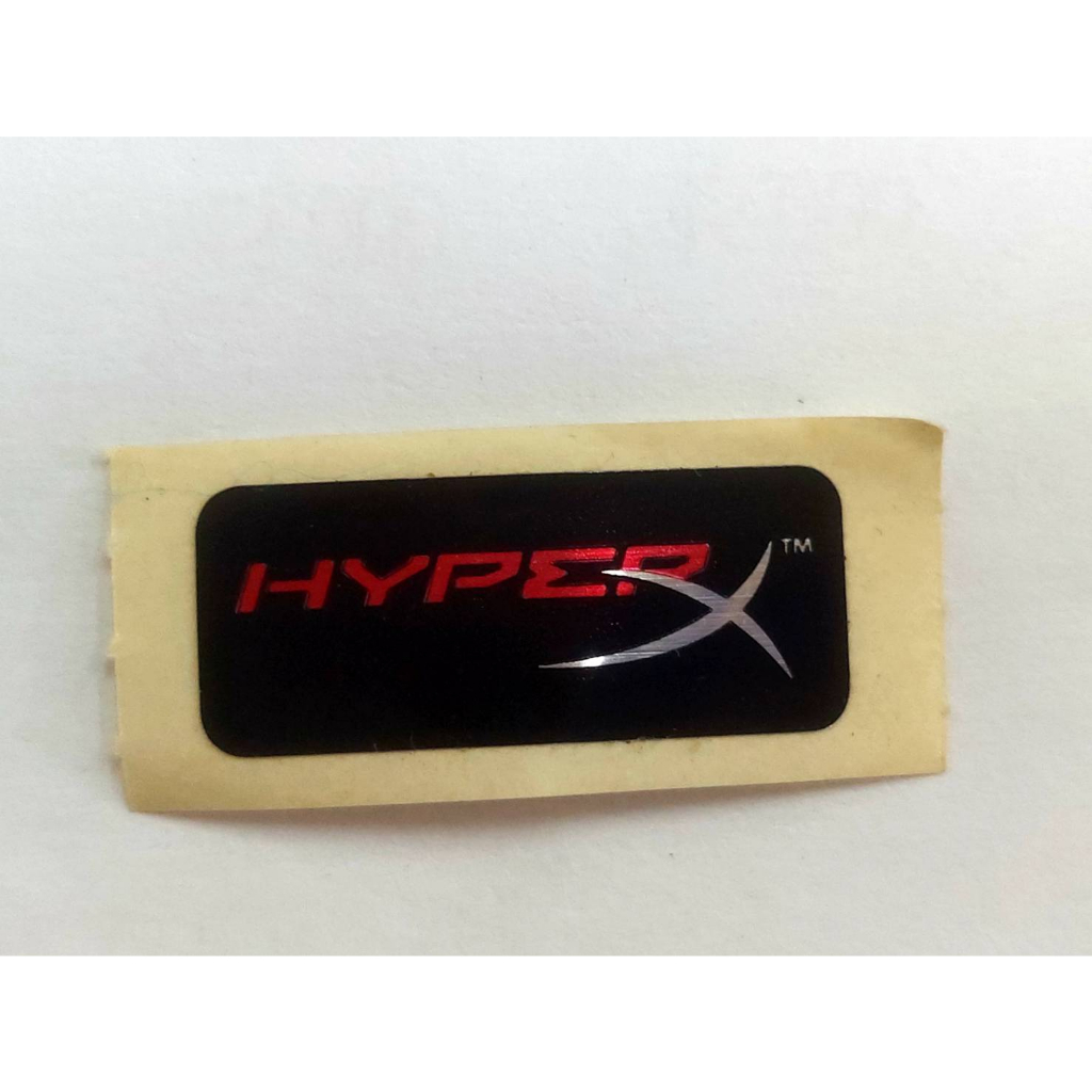 HyperX 小 標誌貼紙貼紙 原廠貼紙 全新品 | 蝦皮購物