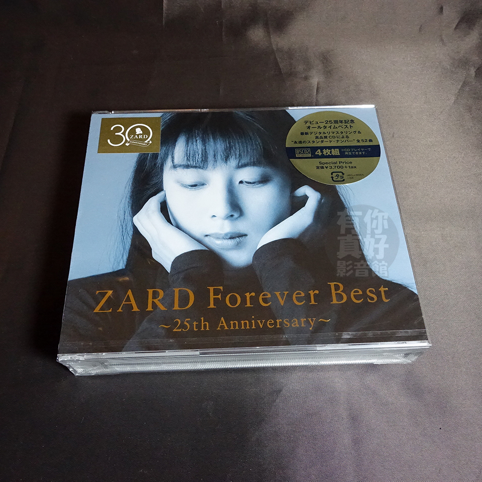 (代購) 全新日本進口《ZARD Forever Best 25周年》4CD 日版 Blu-spec CD2 坂井泉水
