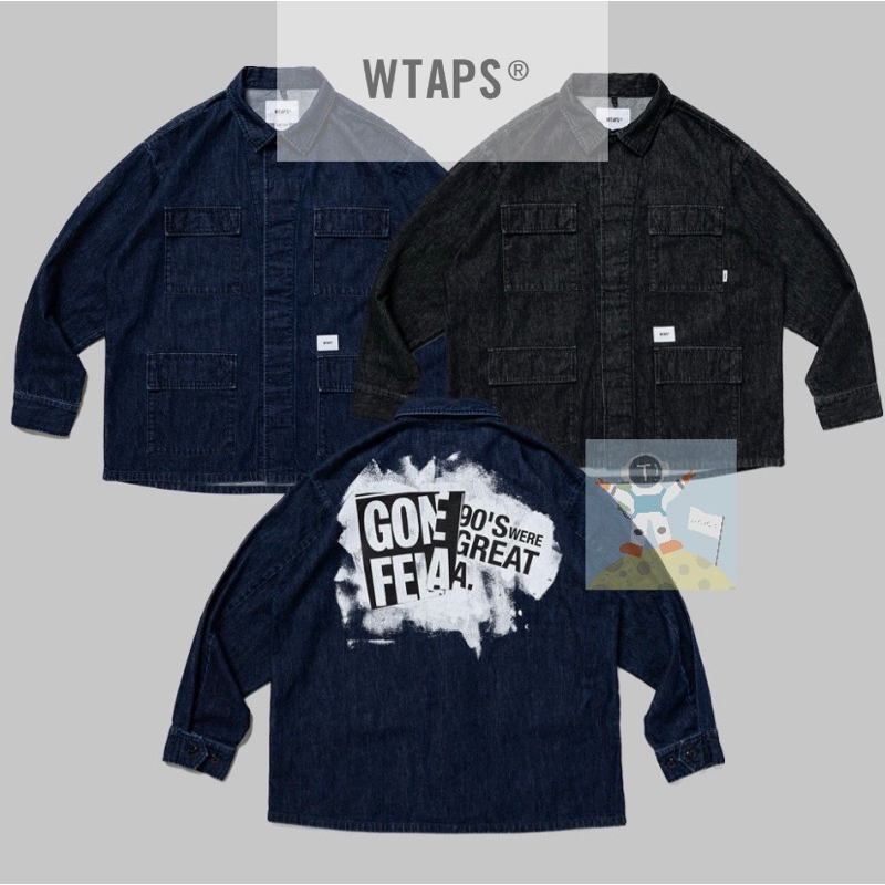 WTAPS 23SS JMOD / LS / COTTON. DENIM. PASTHG 長袖襯衫 外套 夾克