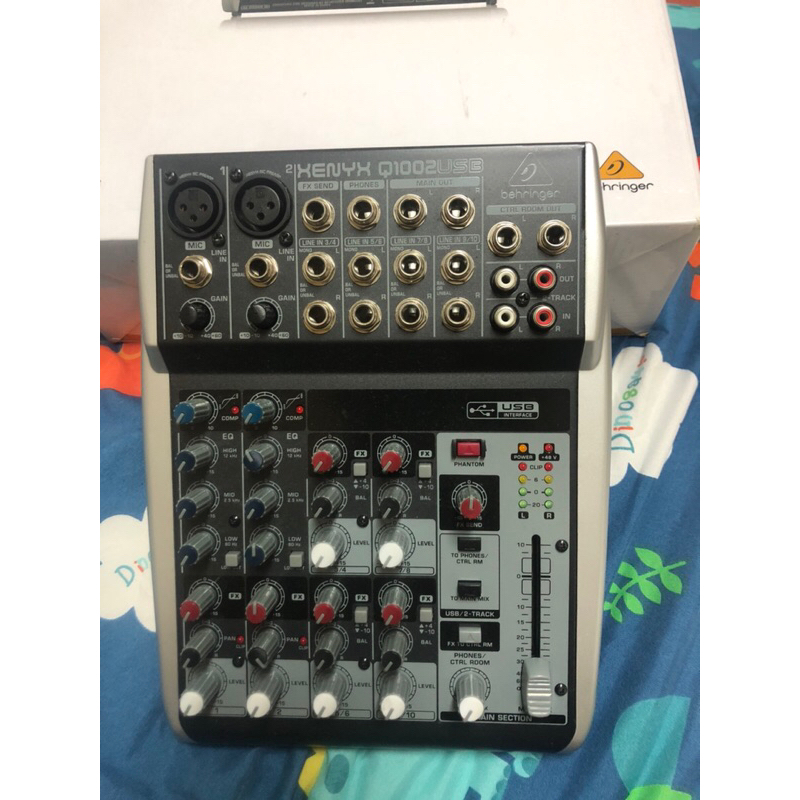 BEHRINGER XENYX Q1002USB Mixer 蝦皮購物