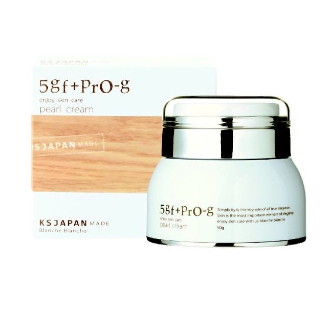 日式雜貨館＊日本免稅店BlancheBlanche 5GF +PRO-G Pearl Cream 保濕