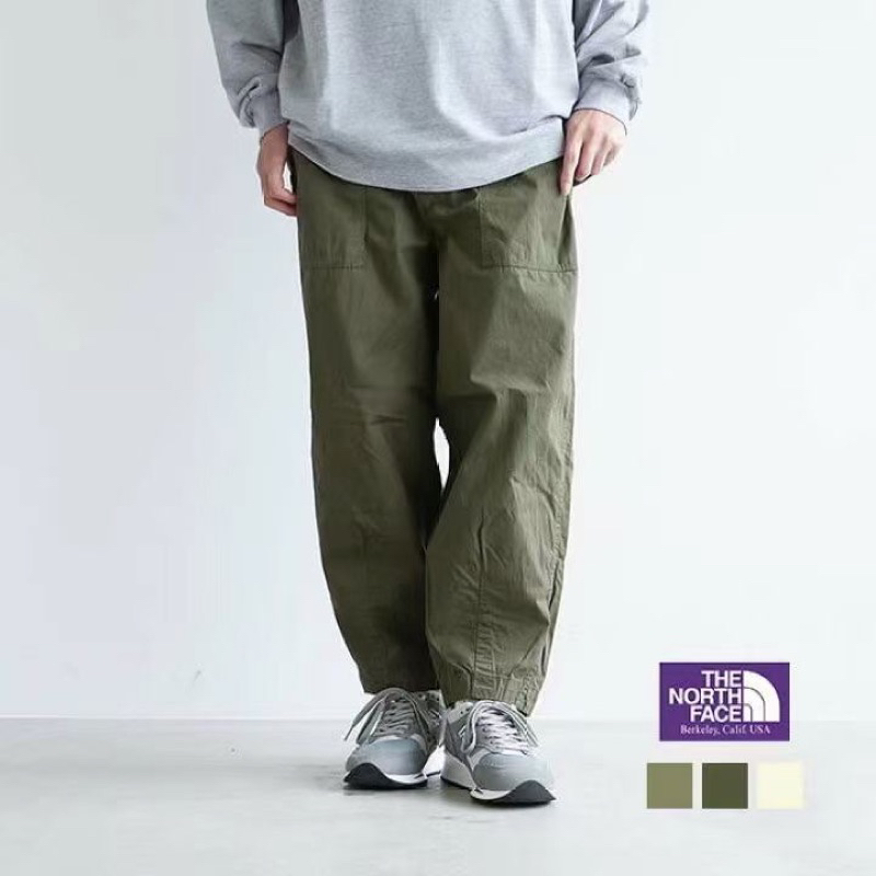 32】[NT5064N] Ripstop Wide Cropped Pants-