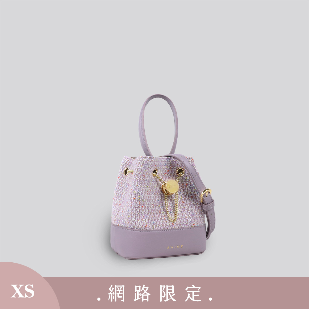 S'AIME 絨呢燕麥束口小水桶包| 蝦皮購物