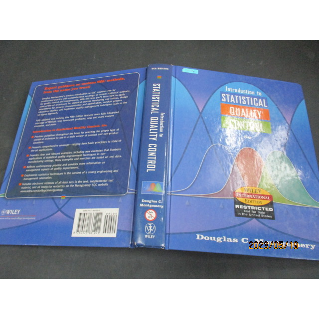 Introduction to Statistical Quality Control 5e 0471661228 | 蝦皮購物