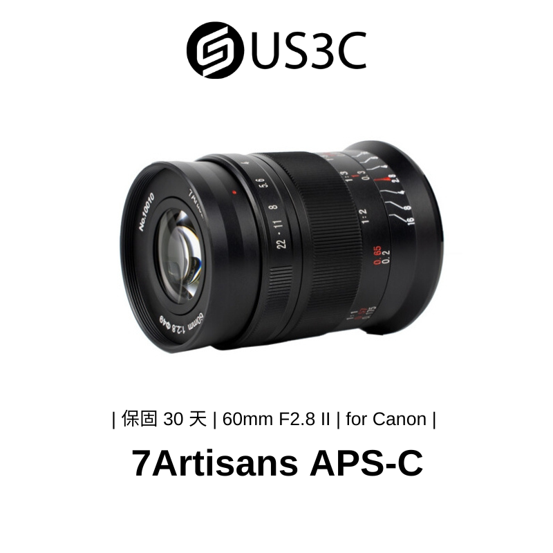 7Artisans APS-C 60mm F2.8 II for Canon EF-M 平輸貨七工匠二手品單眼