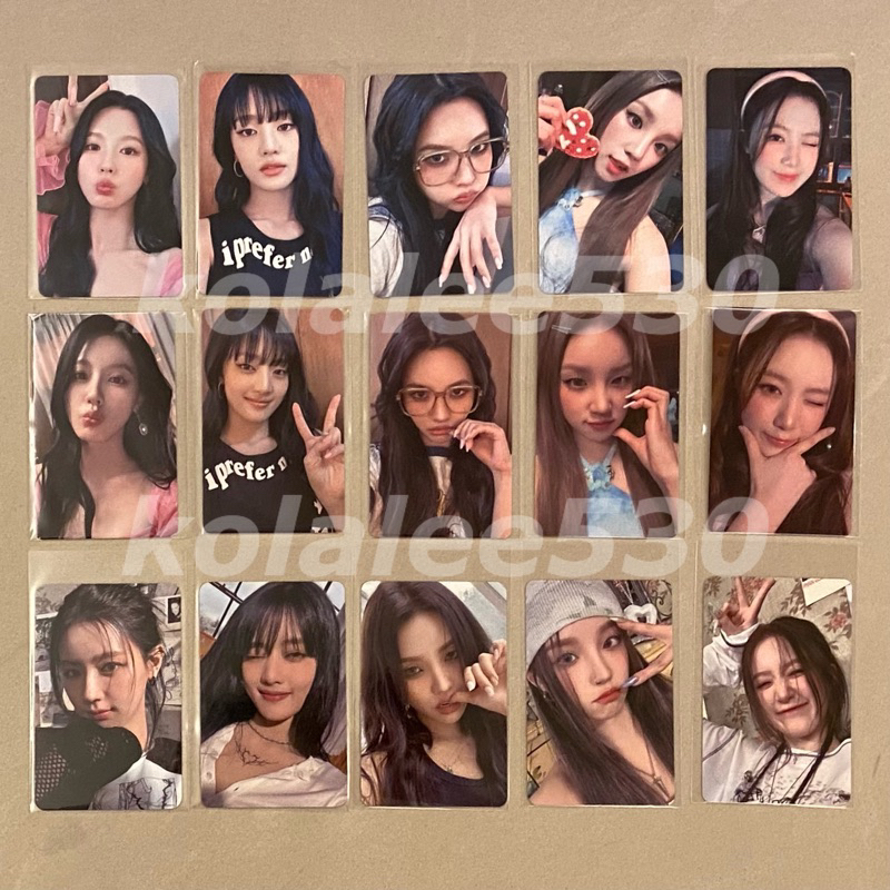 G)I-DLE 迷你六輯I feel 小卡特典WM WVS K4 薇娟舒華雨琦小娟Minnie