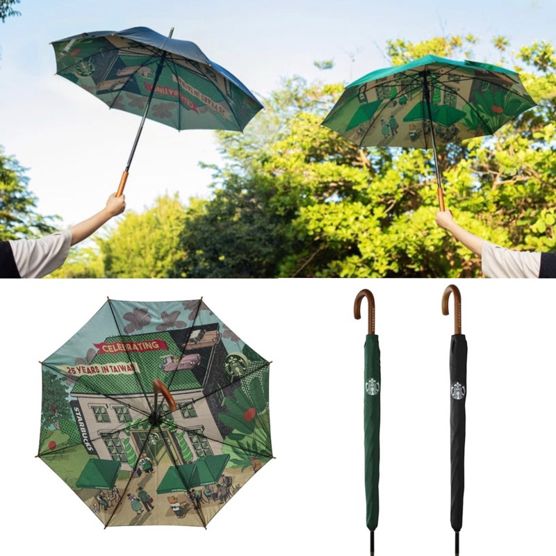 新しい 【非売品】台湾 スターバックス 25周年 傘 傘
