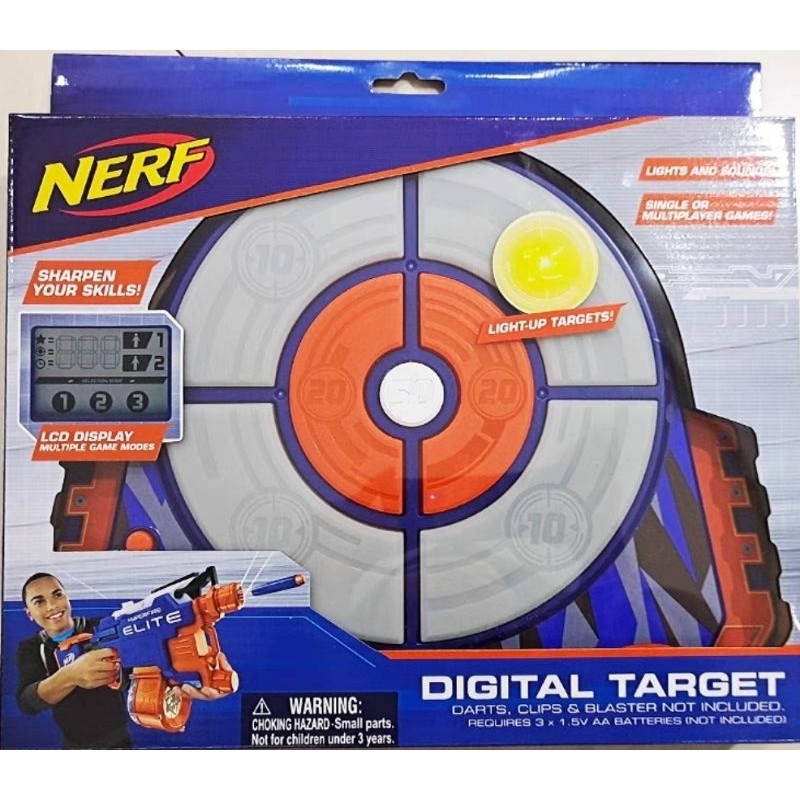 BIGLP Nerf DIGITAL TARGET ELITE/精英系列聲光靶/計分電子靶/內涵三種遊戲模式/絕版正品 | 蝦皮購物