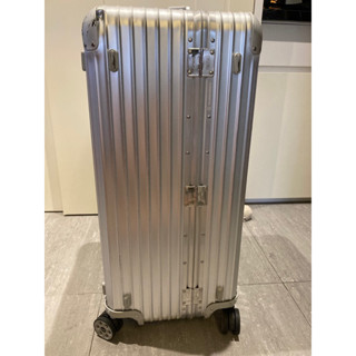 Shop RIMOWA TOPAS TITANIUM RIMOWA TOPAS Titanium Suitcase 98L by MTLQC