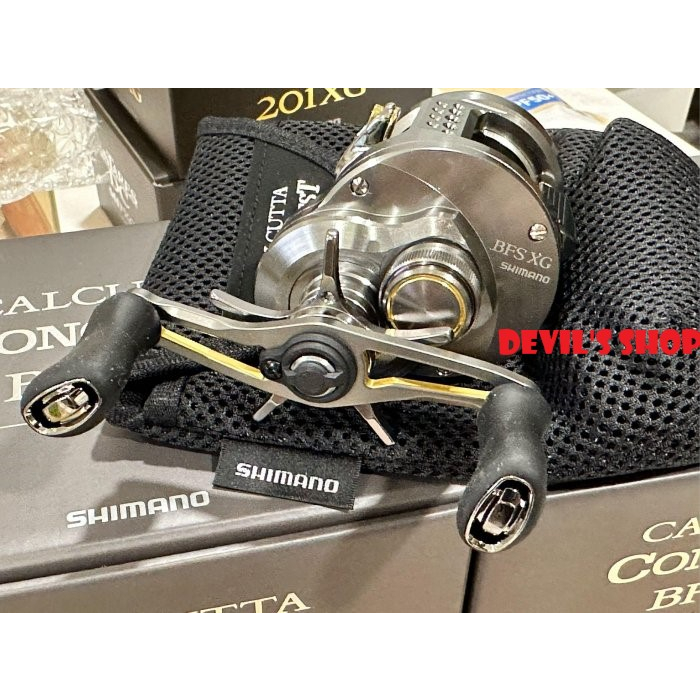 SHIMANO 23 CALCUTTA CONQUEST BFS XG LEFT 黑康左捲微拋捲線器公司貨
