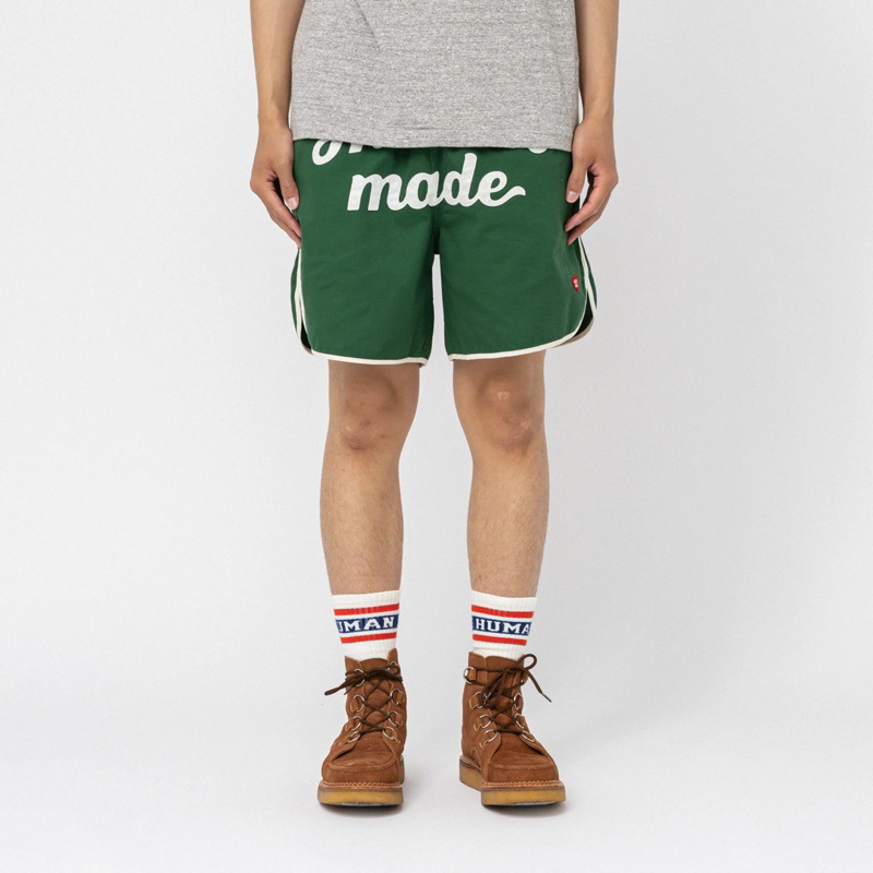 全新 HUMAN MADE 23SS GAME SHORTS 三色 LOGO 拳擊短褲