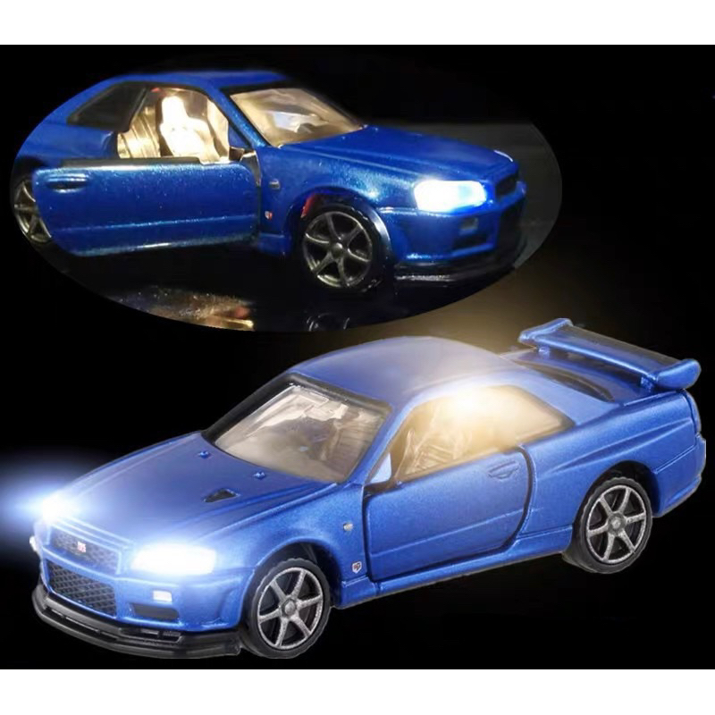 Tomica Premium 11 Nissan GT-R R34發光版 黑盒 限定 二改 | 蝦皮購物