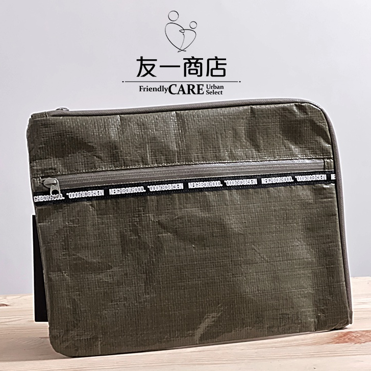 友一商店「NEIGHBORHOOD」iPad 筆電袋DOLLER / P-CASE | OLIVE DRAB 軍