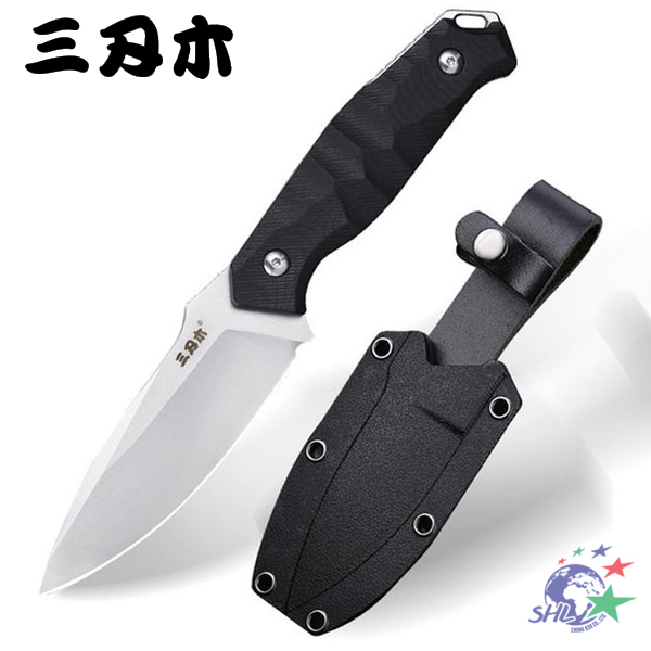 SANRENMU 三刃木 戶外直刀 / G10柄 / S718 | 蝦皮購物