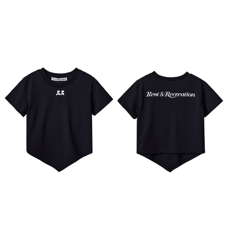 REST&RECREATION★韓国★RR ARROW POINT COTTON T SHIRT 2色 REST&RECREATION☆韓国☆RR ARROW POINT COTTON T SHIRT 2色