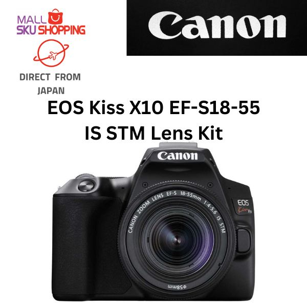 【日本免運直郵】佳能Canon SLR Camera EOS Kiss X10 EF-S18-55 IS STM 套裝