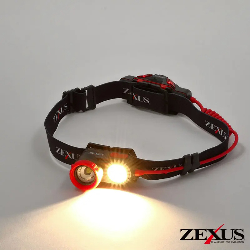 中壢紅海釣具《FUJI-TOKI》ZEXUS 日本富士燈器ZX-R730 USB充電式頭燈