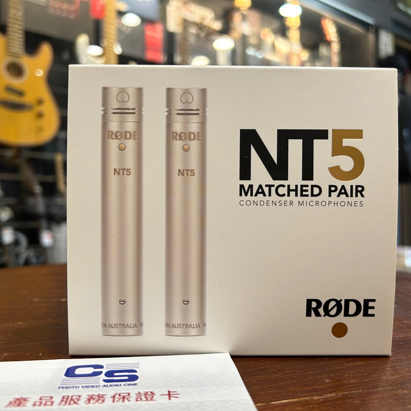 搖滾玩家樂器】全新免運RODE Rode NT5 MP Matched Pair 電容式麥克風