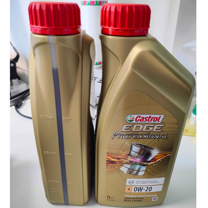 Castrol EDGE Professional V 0W20 Volvo 原廠 機油 兩瓶下單選2瓶 | 蝦皮購物