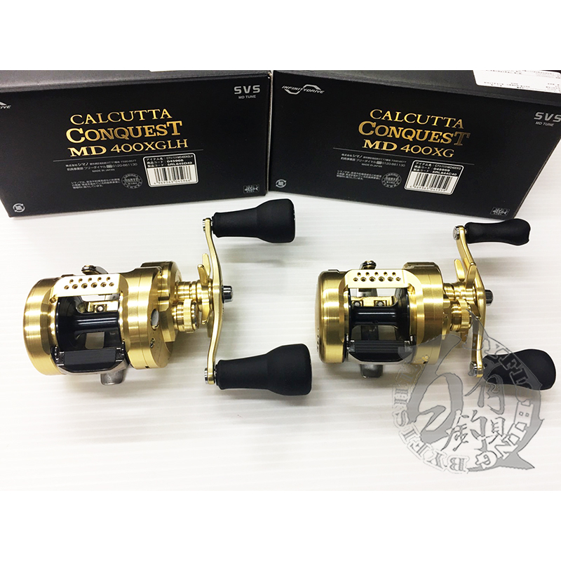 ◎百有釣具◎SHIMANO CALCUTTA CONQUEST MD 300XG 400XG 400XGLH 鼓式捲線器